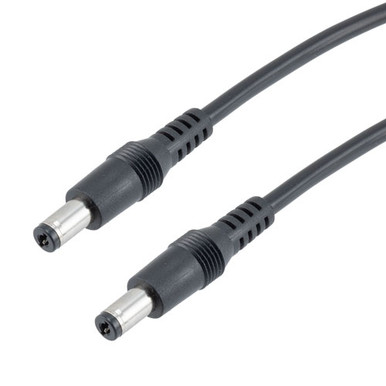 DC lead (W2, bought), 5.5 x 2.1 mm male to male, 610 mm (24 in)