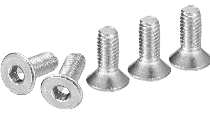 M3 × 6 mm countersunk