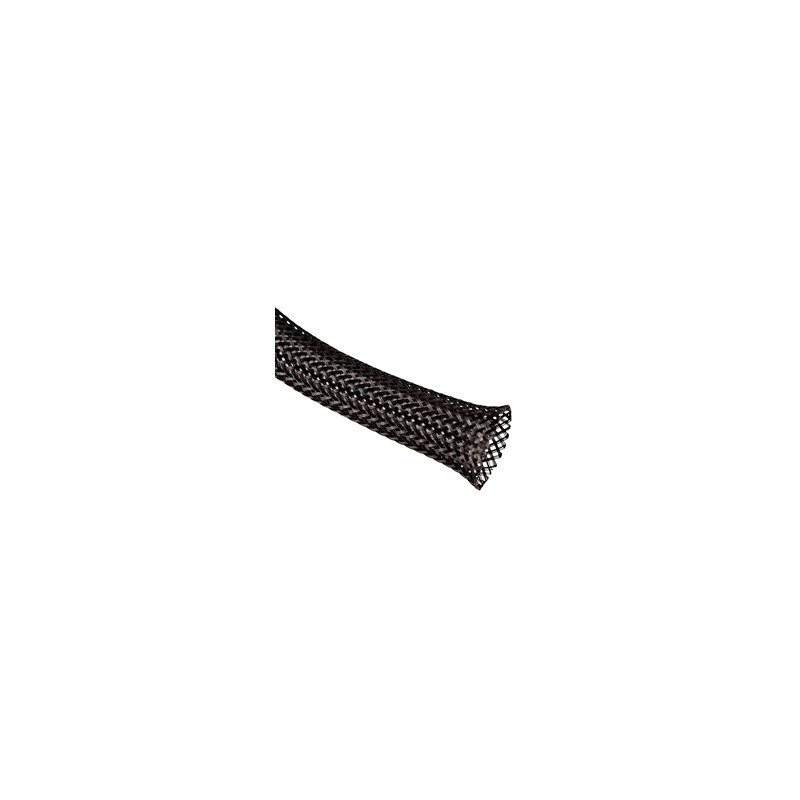 Braided cable sleeving, 1/4 in