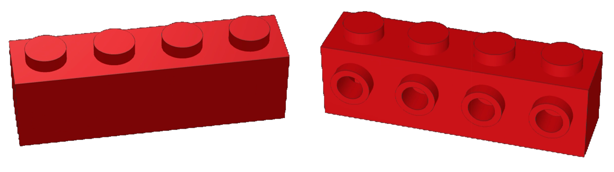 1x4 bricks
