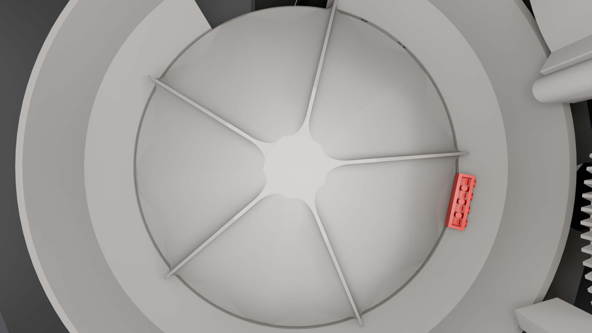 The classification channel from its own camera, the piece in the crux